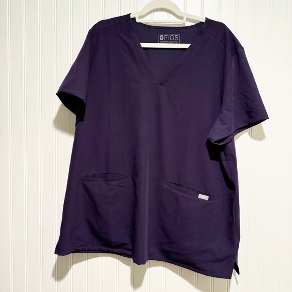 Figs Purple Scrub Set Casma Top Kade Cargo Pants NEW Size XXL - Picture 2 of 13